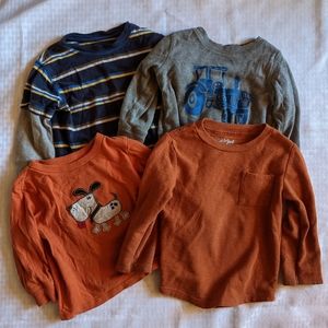 Four Long Sleeve 2t Shirts